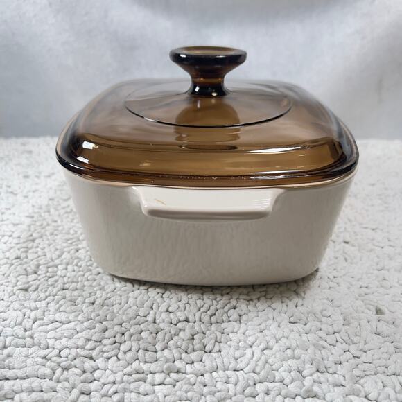 Corning Ware Abundance A-1 1/2- B 1.5 Liter Dish ~6"W x ~3.5" H Casserole Dish - Picture 3 of 16
